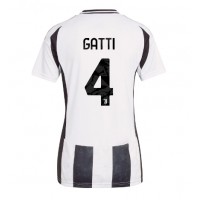 Camiseta Juventus Federico Gatti #4 Primera Equipación Replica 2024-25 para mujer mangas cortas